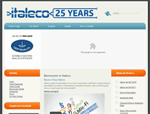 Tablet Screenshot of italeco.com